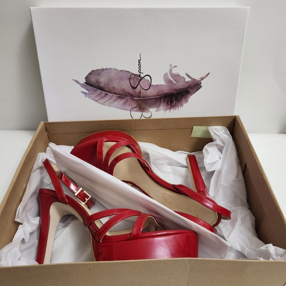 🆕️⬇️Jessica Simpson BALINA3 Strappy Platform Dress Sandals - Picture 14 of 14